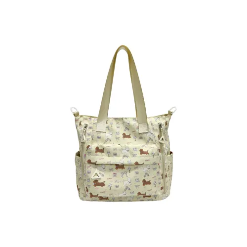 MOK Нейлоновая сумка через плечо обычная женская Little коричневая такса