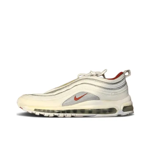 Nike Air Max 97 Low Беговые кроссовки Топ Унисекс Бежевый