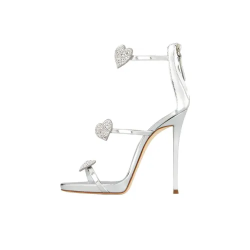 Giuseppe Zanotti GZ Harmony One Ремешок Сандалии 12 см Женские Серебряные