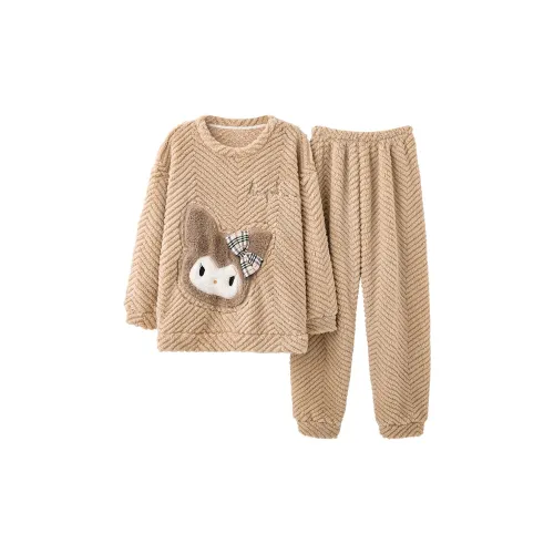 CHUDUAN Пижамный комплект женский хаки