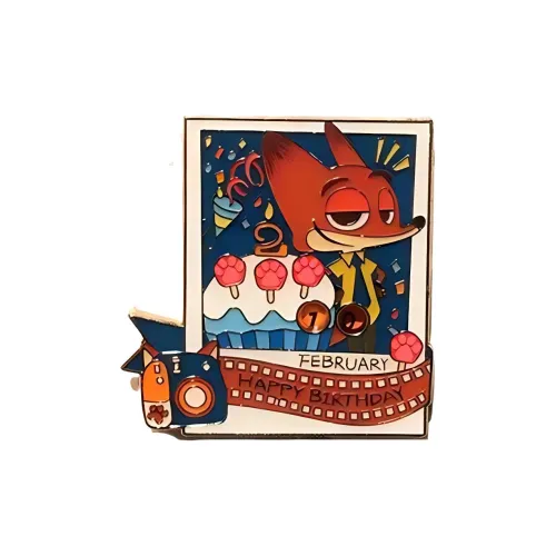 Disney Characters February Nick Shanghai Disney Badges Диснеевские персонажи Февраль Ник значки Шанхай Дисней