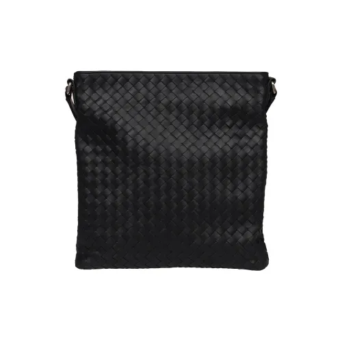 Bottega Veneta Телячья кожа Сумка через плечо Мужская Черная