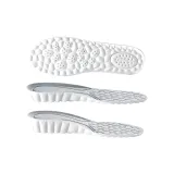 [2 пачки Бело-Серый 3,5 см] Мягкое и упругое ощущение - Полынь - Устойчивость к запахам - Увеличение роста - Совместимо с высокими ботинками - Стиль обуви