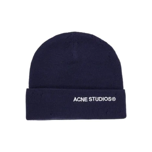 Acne Studios Шерсть Бини Женские Морской Синий