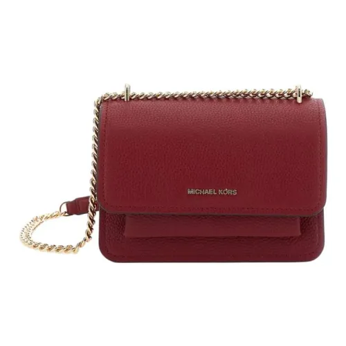 MICHAEL KORS Телячья кожа Сумка через плечо Сумка на плечо Женская Темно-красный и Черный