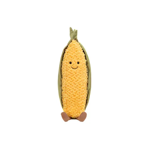 JELLYCAT Fun Food Collection Овощной Сладкий Кукуруза Куклы Плюшевая кукла 30 см Высота в сидячем положении