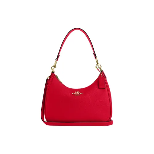 COACH Teri Кожа Сумка через плечо Сумка на плечо Большая Женская Красная
