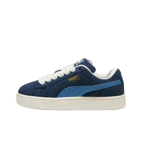 PUMA Suede XL Series Низкий Топ Детские Скейтбординги Морской Синий Подростки