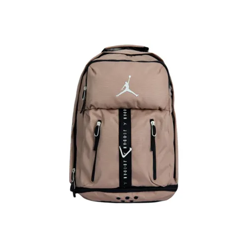 Jordan Polyester Backpack Medium Unisex Khaki Джордан Полиэстер Рюкзак Средний Унисекс Хаки