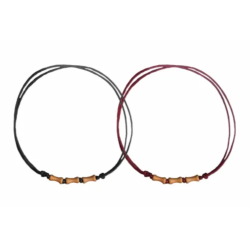 MUYAN Бамбуковый тканевый браслет унисекс