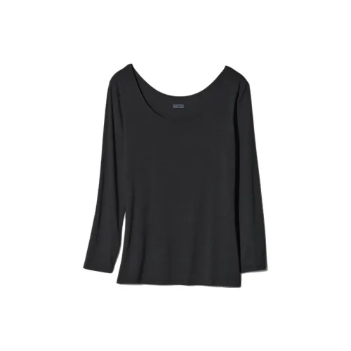 UNIQLO Термический топ женский черный