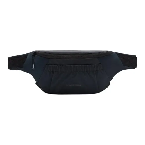 Конверс Нейлон Одно Плечо Через Плечо Бананка Обычный Унисекс Черный