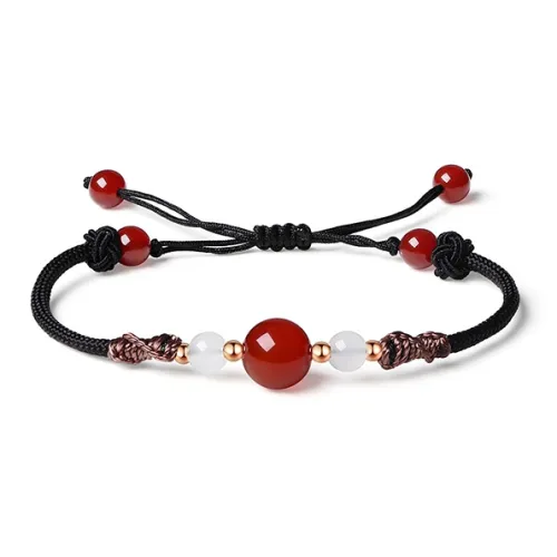 RboySe Сплав Ручная работа Ткань Вязаный Браслет Унисекс