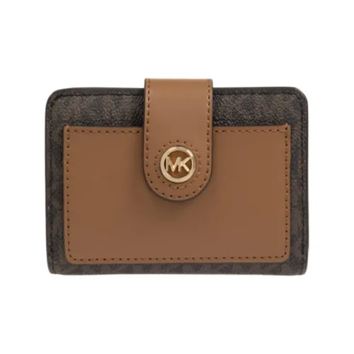MICHAEL KORS Ткань Кошелек Женские Коричневый