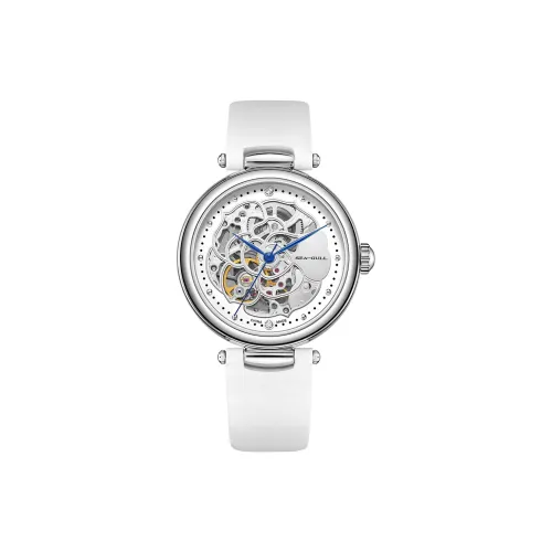 Sea Sea-Gull Автоматический Механический Механизм Женские Часы 38,5мм*38,5мм*12мм Скелет