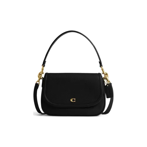 COACH Legacy Коровья кожа Портативная сумка через плечо сумка на плечо средняя женская черная