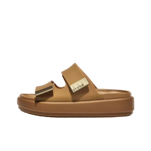 Crocs Устойчивые к истиранию Слипоны Унисекс Коричневый