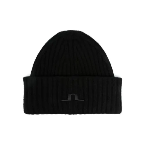 J.Lindeberg Овечья шерсть Шапки-бини Мужской Черный