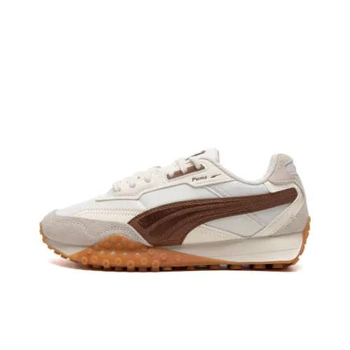 PUMA Blktop Rider Устойчивый к истиранию Низкий Топ Повседневная Обувь Унисекс Белый Коричневый Серый