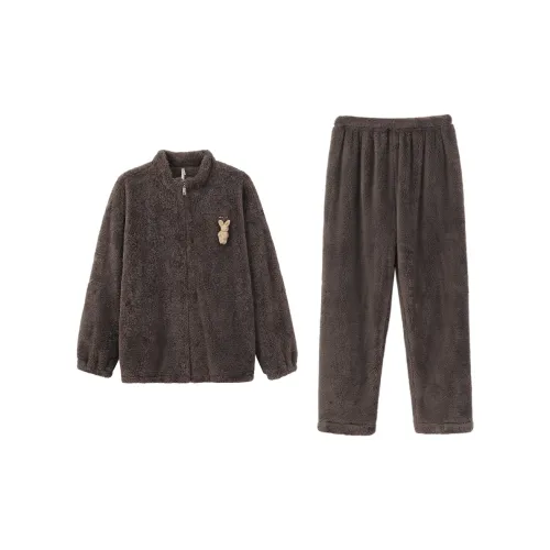 Aannsfam Pajama Комплект Мужской Какао-Коричневый