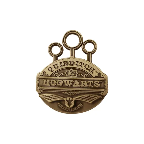 Гарри Поттер Гарри Поттер Квиддич Винтаж Металлический Сплав Брошь Золото Снитч Вращающийся Значок