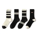 Четыре полосы + двойная полоска + шесть полос + вышивка + английский язык