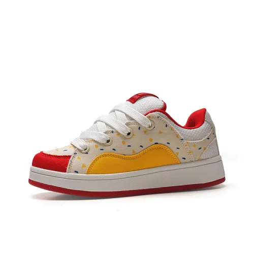 STUR YSN Низкие кроссовки для скейтбординга женские камуфляжный красный