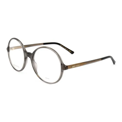 Jimmy Choo Пластик Нерегулярная форма Оправы для очков Женские Серый