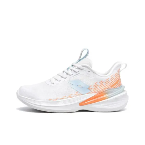 LOTTO Flying Sharks Амортизация Противоскользящее покрытие Низкий топ Беговые кроссовки Мужской Белый