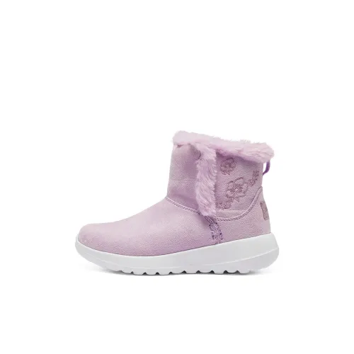 Skechers Kids Противоскользящие Устойчивые к износу Термические детские ботинки Лаванда для малышей