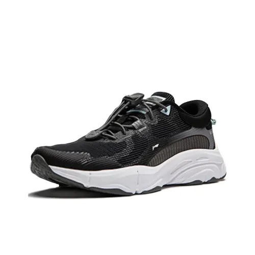 LINING YOUNG Slip-resistant Shock Absorbers Kids Lifestyle Shoes Черный Белый