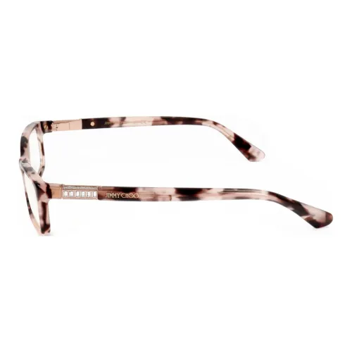 Jimmy Choo Пластик Квадратные Оправы для очков Женские Коричневый
