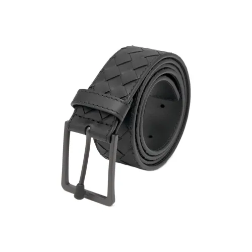 Bottega Veneta Металл Кожаные ремни Мужской Черный