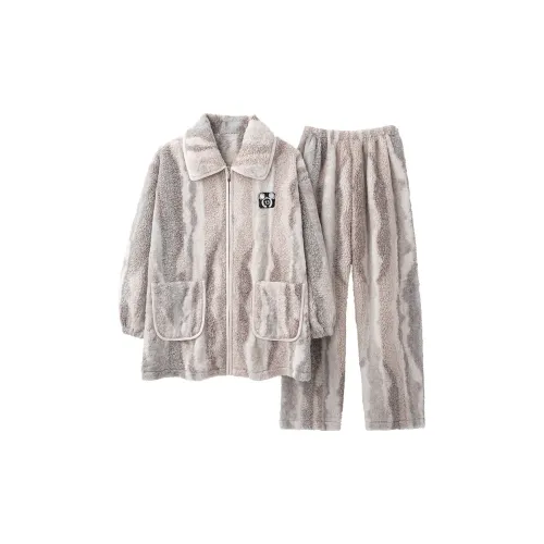 CHUDUAN Пижамный комплект женский цвет экрю