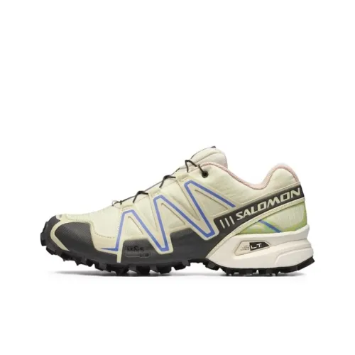 SALOMON Speedcross 3 Противоскользящий устойчивый к истиранию низкий топ повседневная обувь унисекс бежевый