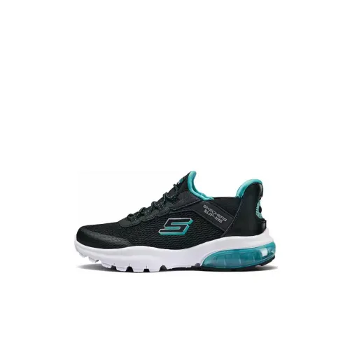 Skechers Kids Кэжуал Низкий Топ Черный Синий Детский