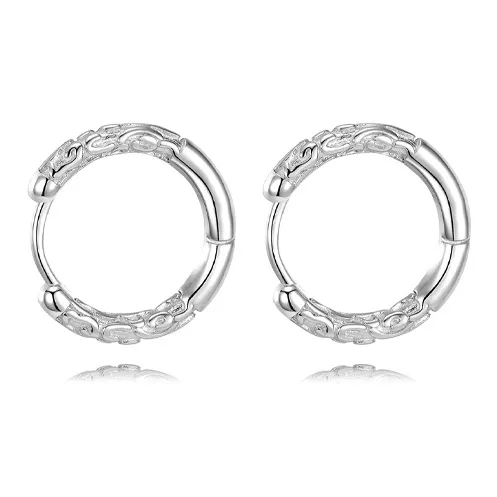 MUYAN Сплав Драконий узор Серьги-кольца Унисекс