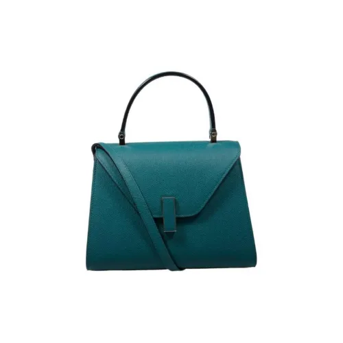 Valextra Iside Millepunte Телячья кожа Сумка через плечо Сумка Мини Женская Синяя