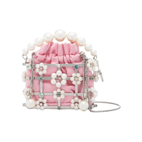 Rosantica Пресноводный жемчуг Портативная Сумка через плечо Сумка на плечо Женская Светло-розовая