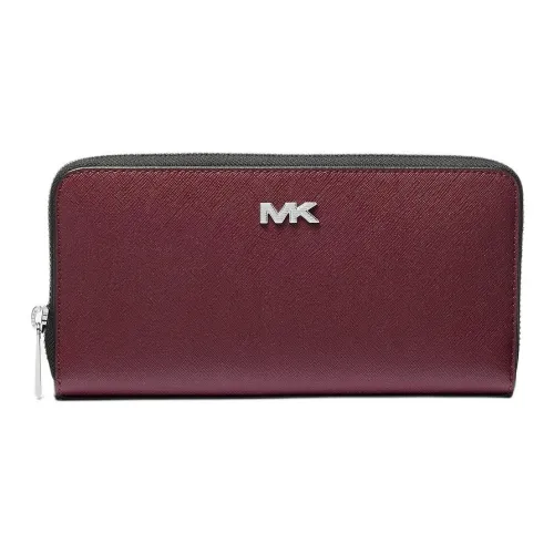 MICHAEL KORS Cross Texture Кожа Кошелек Мужской Бордовый