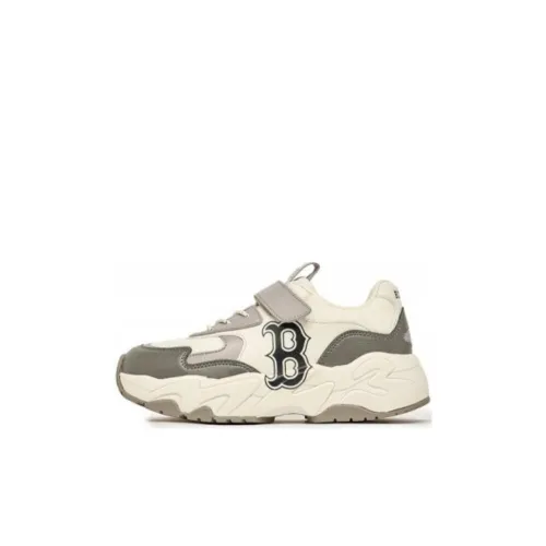 Mlb Base Logo Big Ball Chunky Устойчивый к истиранию Низкий Топ KIDS Lifestyle Shoes Серый Детский