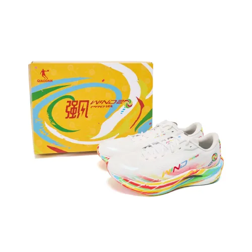 QIAODAN Strong Winds 2,0 PRO Беговые кроссовки Низкий топ Jordan белый E-commerce Красный Женские