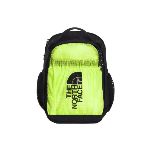 The North Face 5,4L Рюкзак Outdoor Сумка Переработанный Полиэстер Черный Неон Зеленый Унисекс