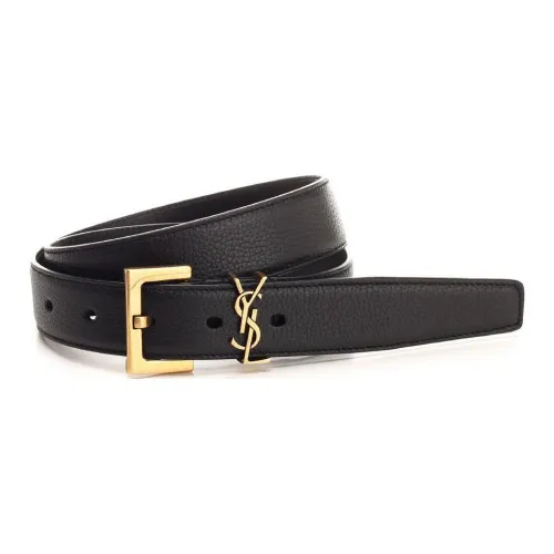 SAINT LAURENT Кожаные ремни Женские Черный