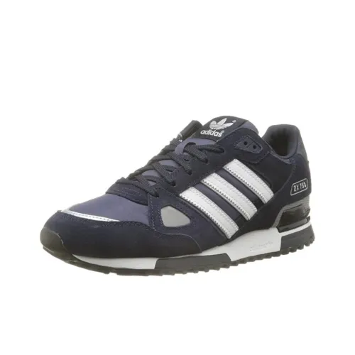Adidas Originals ZX 750 Slip-resistant Abrasion-resistant Low-top Беговые кроссовки Мужские Blue