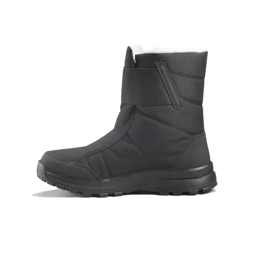 DECATHLON SH100 Термический Водонепроницаемый Устойчивый к Износу Высокие Снежные Ботинки Женские Черные