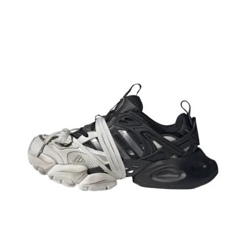 Adidas XLG RUNNER DELUXE Беговые кроссовки Низкий топ Серый Черный Унисекс