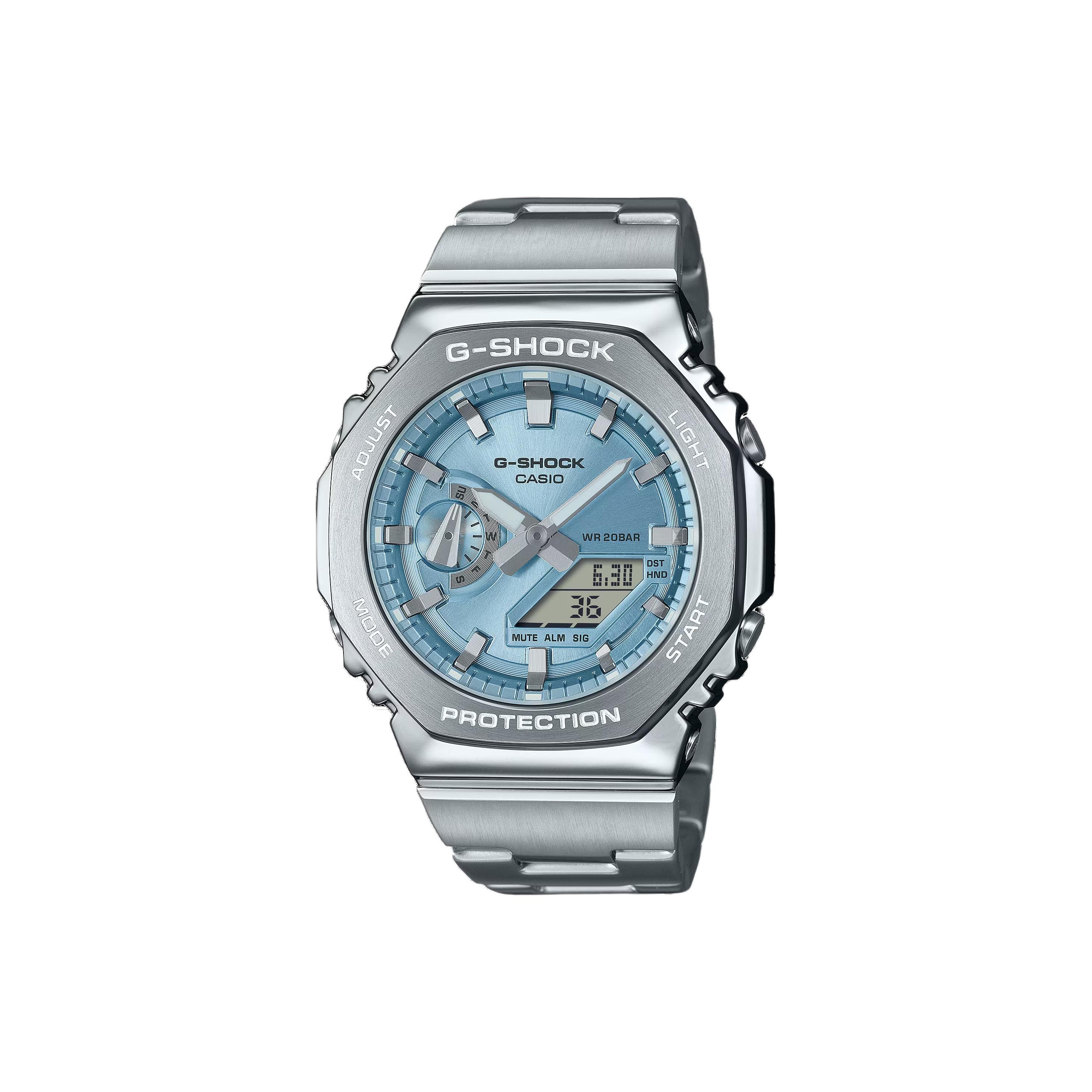 CASIO G Steel 200m Водонепроницаемый Кварцевый Механизм Нержавеющая Сталь Шнуров