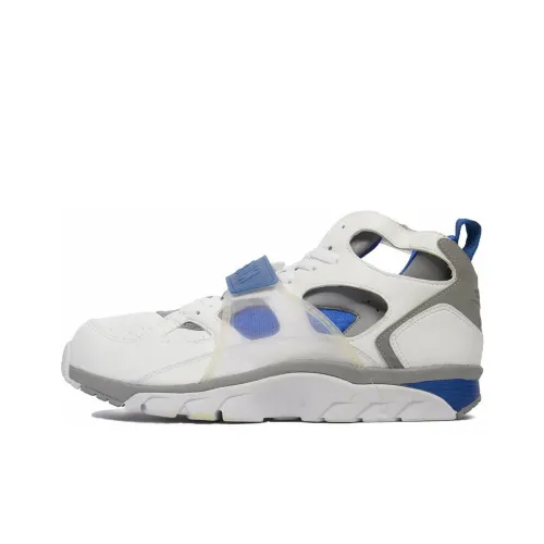 Nike Air Trainer Huarache Устойчивые к истиранию высокие баскетбольные кроссовки для мужчин белые