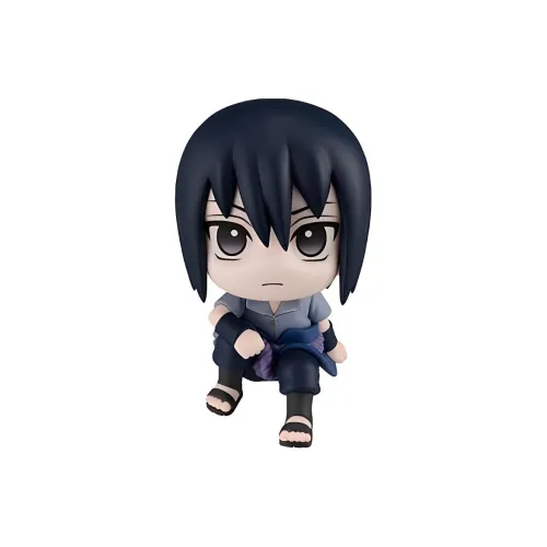 MegaHouse Саске Учиха Наруто LOOK Вверх Фигурки в стиле Chibi 11 см Переиздание